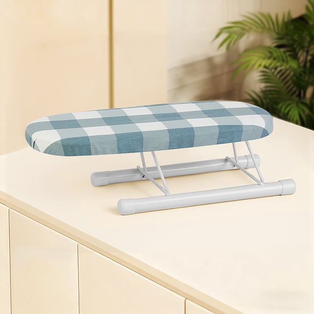 Ironing Board Cover and Pad Foldable Ironing Board Small Ironing Sleeve Household Mobile Ironing Accessories Cuff Neckline Storage Small Ironing Board