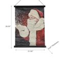 thumbnail image 2 of Support Mural En Papier Froissé Père Noël, 2 of 3