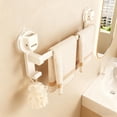 thumbnail image 1 of Fridja Christmas Party Decorations Suction Cup Towel Bar Bathroom Kitchen SingleBar Rack No-Drill Suction Cup Mount for Bathroom Balcony Storage, 1 of 6