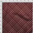 thumbnail image 3 of oneOone Silk Tabby Fabric Check & Geometric Printed Fabric 1 Yard 42 Inch Wide, 3 of 4