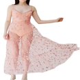 thumbnail image 1 of Jupe en Maille Transparente Taille Haute pour Femmes, Tenue de Plage, Jupe Maxi Plissée, 1 of 5