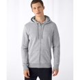 thumbnail image 2 of B&C Mens Organic Zipped Hoodie, 2 of 7