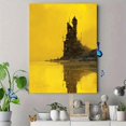 thumbnail image 4 of Qisvanset Spooky Halloween Castle Canvas Print 12x16 Inch Gaming Room Art, 4 of 8