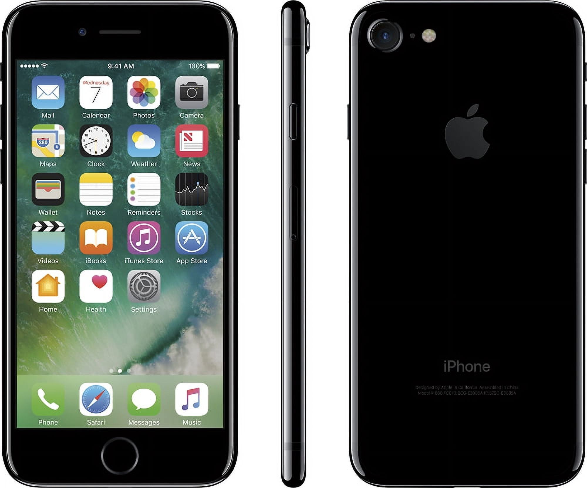 Restored Apple iPhone 7 128GB Verizon GSM Unlocked T-Mobile AT&T 4G LTE Smartphone Black (Refurbished)