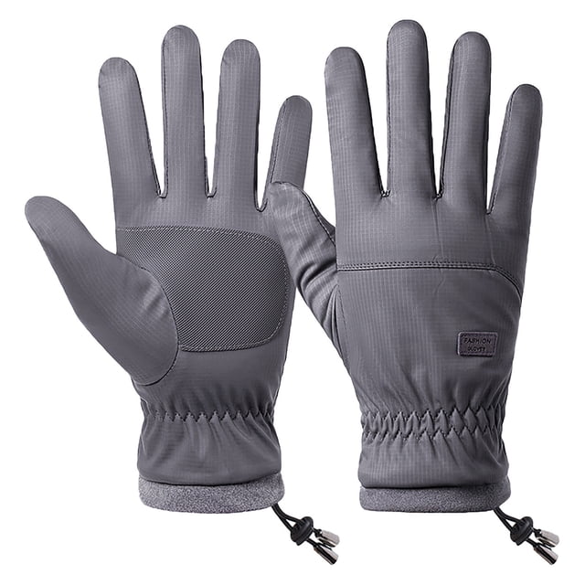 Winter Warm Touchscreen Gloves, Thickened Velvet Padding, Non-Slip Grip, Cycling/outdoor Use, Full Finger Insulation, Durable Fleece Lining, Cold Weather Protection, Anti-Fatigue Design Hzhnb