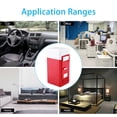 thumbnail image 3 of GUOOL USB Mini Car Refrigerator Fridge Electric Heater Compact Bar Accessories Warmer Portable Can Desktop Hiking , Red, 3 of 9