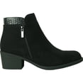 thumbnail image 4 of kozi Canada Bottillon Habillé Imperméable pour Femme VENUS-1 Botte d'Automne avec Double Fermeture Éclair Noir, 4 of 7