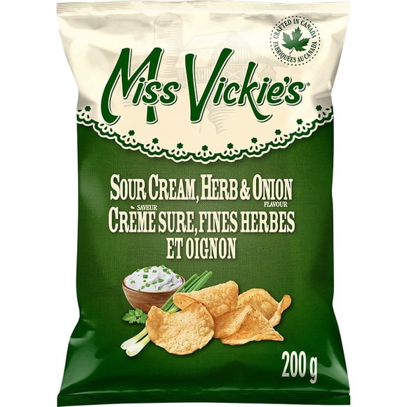 Miss Vickie's Sour Cream, Herb & Onion Kettle Cooked Potato Chips