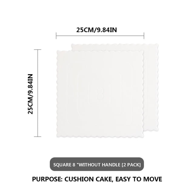 Agiferg Reusable Birthday Cake Spacer Cake Bottom Holder Household Round Mop Pad