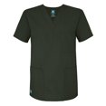 thumbnail image 2 of Adar Universal Unisex Scrub Set - Unisex V-Neck Scrub Top & Tapered Drawstring Scrub Pants, 2 of 7