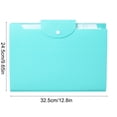 thumbnail image 3 of Vrorvz 12 Pocket Accordion Organizer for Student Exam and Office Documents Portable File Folder for Efficient Paper Storage and Management Suit for Home and Office Use, 3 of 6