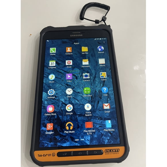 Refurbished (Excellent) - Ecom Tab-EX 01 D2 Galaxy Active SM-T365 16GB 8'' Intrinsically safe Unlocked Wifi +LTE Tablet