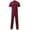 Wine, variant on TIMIFIS Men's Long Sleeve Coverall Action Back Coverall with Zipper Pockets, Mechanic UniformFall