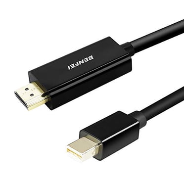 Câble Mini DisplayPort vers HDMI, Benfei Câble Mini DP vers HDMI de 6 Pieds (Compatible Thunderbolt) avec MacBook Air/Pro, Surface Pro/Dock, Moniteur, Projecteur