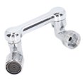 thumbnail image 3 of Faucet Aerator, 1080 Degree Rotating Faucet Extension Dual Anti Drip Joints Four Filter Ayers Universal  For Bathroom, 3 of 8