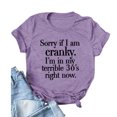 thumbnail image 2 of EQWLJWE Chemises pour Femmes Liquidation Femmes Manches Courtes Décontracté T-Shirt Décontracté pour Femmes Drôle à Lettres Imprimées Col Rond Manches Courtes Hauts Blouse T-Shirt, 2 of 3