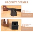 thumbnail image 3 of WRISTBIQUE 4Pcs Black Adjustable Bed Risers Furniture Lifts for Home Desk Table Chair Legs, 3 of 6