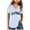 Blue, variant on FhsagQ Tops Girls Shirts Size 10-12 Black Shirts for Teen Kids Girls Child Short Sleeve Prints T Shirt Trendy Girls Fans Gift Tops Girls Christmas Shirts Size 6X 12-13 Years