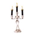 thumbnail image 1 of FAROOT Halloween LED Light, Skull Candle Lamp Resin Artware Desktop Decor, 1 of 5