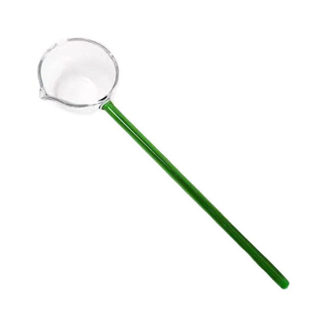 maskred Cooking Ladle Cooking Sauce Gravy Spoon Sauce Restaurant Punch Egg Soup for Green 252x62mm 1Set