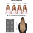 thumbnail image 2 of Lacer Tape in Hair Extensions Human Hair Straight Chocolate Brown to Strawberry Blonde Highlights with Chocolate Brown Roots Hair Extensions Tape in R#4-4/27 20 Inches, 2 of 7
