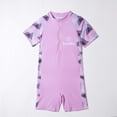 thumbnail image 2 of Pisexur Girls and Boys One Piece Rash Guard Swimsuit Kid Water Sport Short Swimsuit UPF 50+ Sun Protection Bathing Suits 1-16 Years, 2 of 3