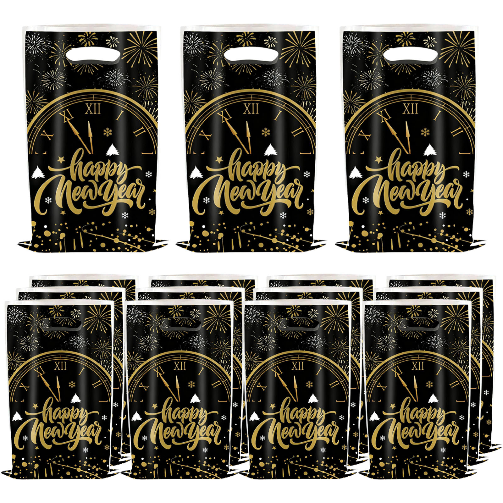 B 20-Pack New Year Gift Bags Party Favor Bags With 2026 Design For
