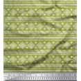thumbnail image 1 of Soimoi Cotton Jersey Fabric Aztec African Decor Fabric Printed Yard 58 Inch Wide, 1 of 3