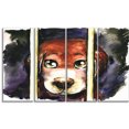 thumbnail image 2 of Chien Triste dans un Refuge pour Animaux - Impression d'Art Abstrait sur Toile, 2 of 3