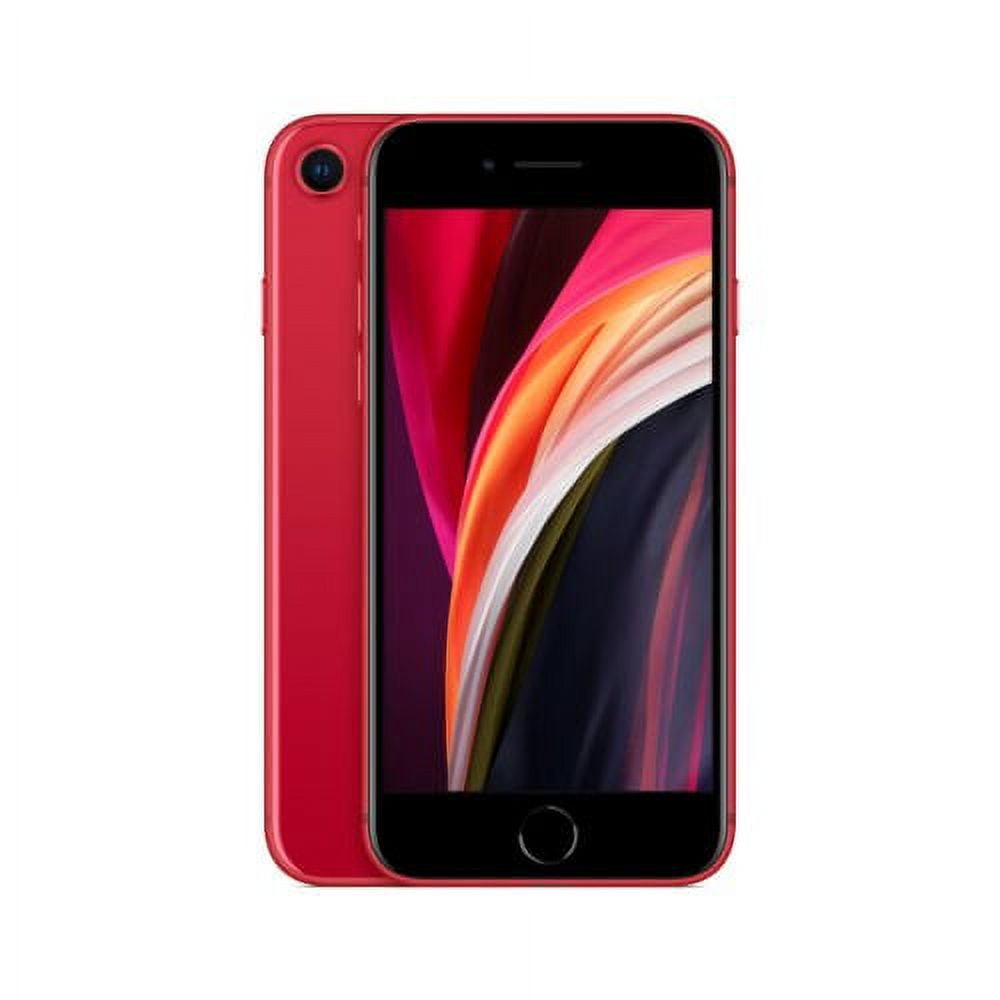 Restored Unlocked Smartphone SE 2nd generation 128GB - Red MXCN2LL/A (Refurbished)