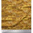 thumbnail image 1 of Soimoi Brown Cotton Duck Fabric Leopard,Snake & Wild Skin Decor Fabric Printed BTY 56 Inch Wide, 1 of 3