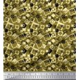 thumbnail image 1 of Soimoi Rayon Fabric Square Geometric Print Fabric by Yard 42 Inch Wide, 1 of 3