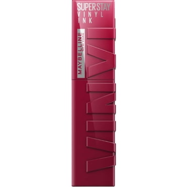 Rouge à lèvres liquide Super Stay Vinyl Ink de Maybelline New York longue tenue et sans bavures, couleur ultrapigmentée et brillance instantanée, unrivaled ,4.2 ml