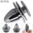 thumbnail image 3 of Car Door Panel Bumper Trim Clips Fastener Rivet Kit for Honda Accord Civic CR-V Del Sol 50Pcs, 3 of 8
