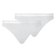 thumbnail image 1 of Chantelle String pour Femmes, Lot de 2 - Chic Douillet, invisible, Respirant, Blanc G (Grand), 1 of 7