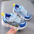 thumbnail image 4 of Dinosaur Sports Mesh Breathable Lightweight Sneakers For Girls And Small Children Play,Size:2.5-3 Years, 4 of 5