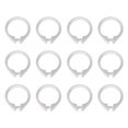 thumbnail image 3 of J And M Home Fashions 7621 White Shower Rings 12 Count, 3 of 3