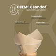thumbnail image 3 of Chemex FSU-100 Bonded Coffee Filter Natural, One Size, 3 of 4