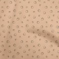 thumbnail image 1 of oneOone Tissu Velours Brun Clair Rétro Écouteurs Robe Matériel Tissu Imprimé Tissu au Mètre 58 Pouces de Large, 1 of 5