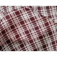 thumbnail image 4 of oneOone Silk Tabby Fabric Check Kasuri Print Fabric BTY 42 Inch Wide, 4 of 4
