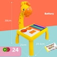 thumbnail image 3 of MesaSe Kids Drawing Desk with Projector Educational Toys with Singing Function Detachable Projection Painting Table for Child  6 Slides, 3 of 7