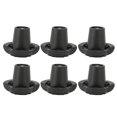thumbnail image 2 of 6 Pcs Couvre-Pieds de Béquille Antidérapants Embouts de Jambe de Béquille pour Perche de Randonnée Canne Chaises de Béquille Diamètre Intérieur 16 mm, 2 of 14