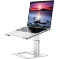 thumbnail image 1 of Support d'Ordinateur Portable en Aluminium LSX Ergonomique et Ajustable, Support Rehausseur pour Cahier, Support d'Ordinateur Compatible avec Air Pro Dell HP Lenovo et Plus.ordinateurs Portables (), 1 of 9