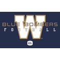 thumbnail image 2 of CFL Winnipeg Blue Bombers Logo Large Navy Large T-Shirt, 2 of 4
