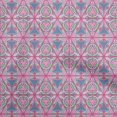 thumbnail image 1 of oneOone Silk Tabby Pink Fabric African Sewing Craft Projects Fabric Prints By Yard 42 Inch Wide, 1 of 4