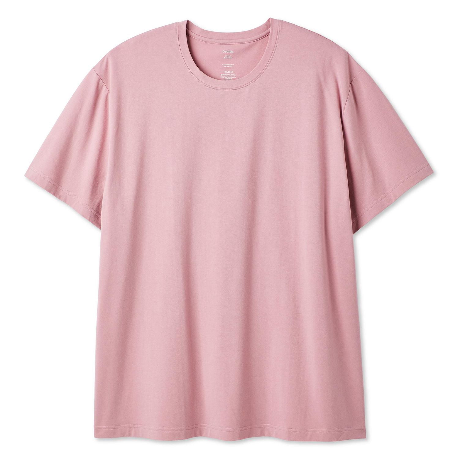 George Big Men's Stretch Crew Neckline Tee