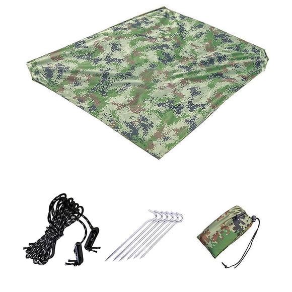 Économies Énormes, Bâche de Pluie pour Tente de Camping 3 X 3 m-Lumière Protection Solaire Sac à Dos, Pendentif, Camouflage