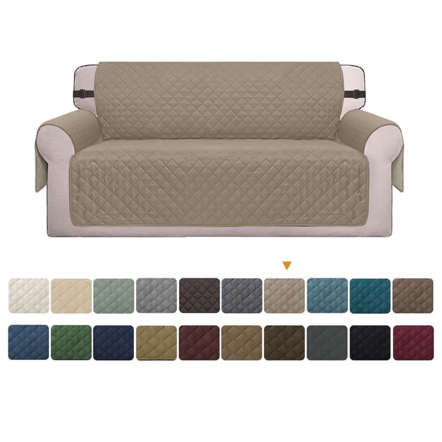 Reversible Sofa Cover Machine Washable Couch Cover Water Resistant Slipcover Non Slip Furniture Protector for Dogs, Children, Pets