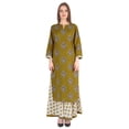 thumbnail image 1 of Phagun Ensemble Kurti et Jupe Ethnique Indien en Coton pour Femmes Tenue de Fête Robe Imprimée Tenue Traditionnelle, 1 of 7