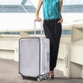 thumbnail image 2 of Transparent Travel Luggage Case Cover Suitcase Trolley Case Protective Bag Dustproof Protector (26 Inches), 2 of 8